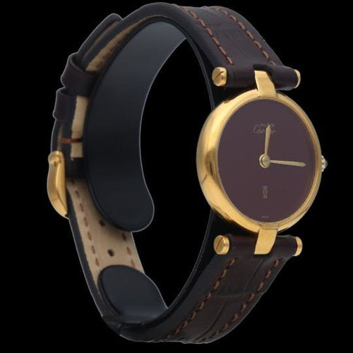 Montre Cartier Montre Must De Cartier Vermeil 58 Facettes MT43381