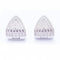 Boucles d'oreilles Triangle earrings gold with diamonds 58 Facettes N102939EJ