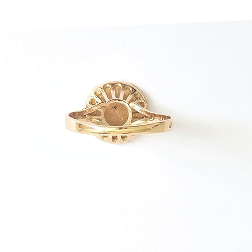 Bague 59 Bague pièce Dos Pesos de 1945 en or jaune 18 carats - Taille EU59 58 Facettes GEL-RI-2PES-YG