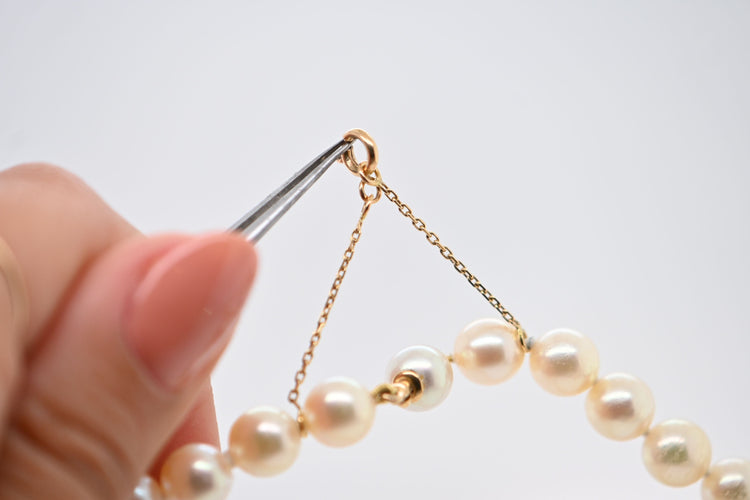 Collier Collier de perles de culture blanches 58 Facettes