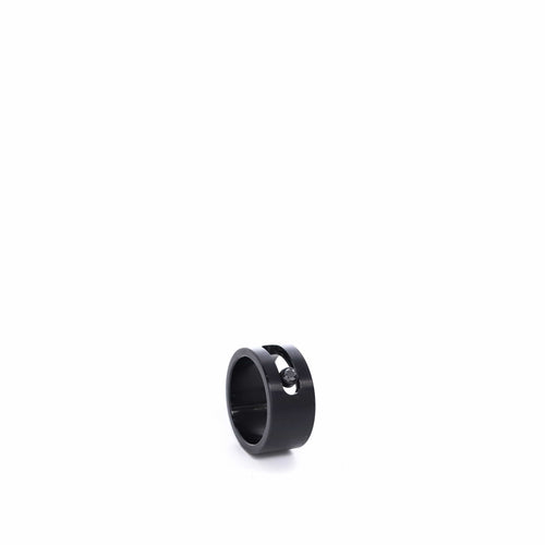 Bague 54 MESSIKA - Bague titane noir 58 Facettes 95890