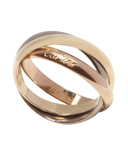Bague Cartier or 18K 3 ors