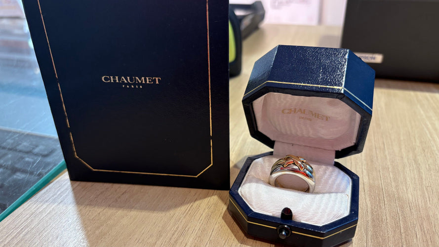Bague 51 CHAUMET - Bague 3 ors 58 Facettes 096530022949