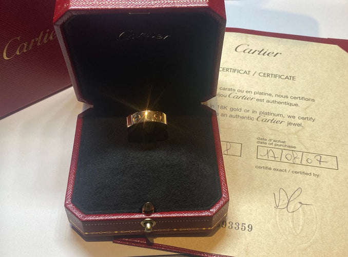 53 Cartier - Bague Love Or Jaune 58 Facettes