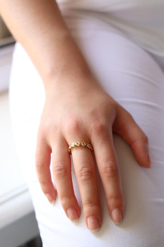 Bague 58 Bague Alliance américaine Or jaune Diamant 58 Facettes 2270805CN