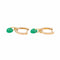 Boucles d'oreilles Boucles d'oreilles Créoles Or rose Chrysoprase 58 Facettes 3145035CN