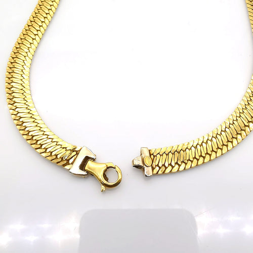 Collier Collier en or jaune 18 carats 58 Facettes