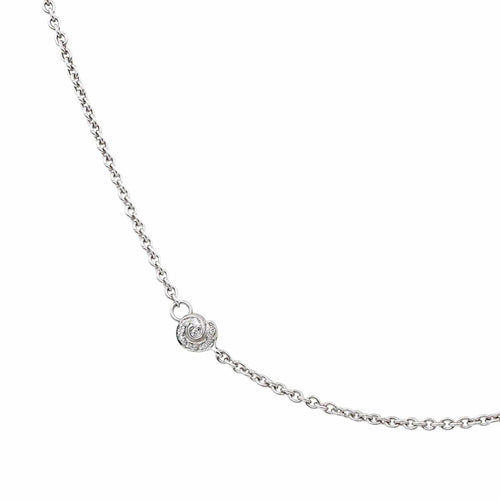 Collier Collier Or blanc Diamant 58 Facettes 3970466CN
