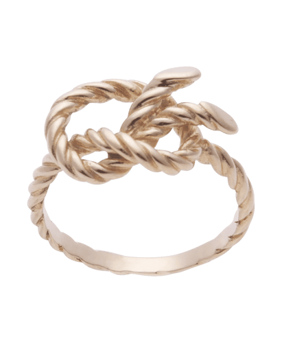 Ring 51 Marine Ring 18K Yellow Gold 58 Facettes BO210129/MARINE