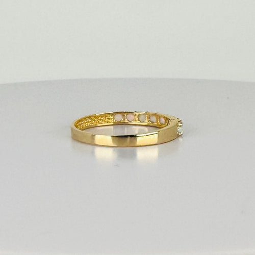 Bague Bague opales facettées en or jaune 14k 58 Facettes 2511009