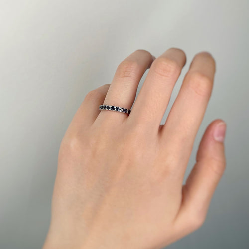 Bague 52 Alliance - Or & saphirs 58 Facettes 240155R