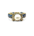 Bague 50 Bague Korloff or jaune perle et diamants 58 Facettes