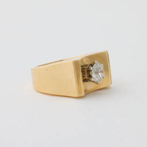 Bague 50 Bague diamant 1940 58 Facettes