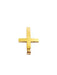 Pendentif Croix en or jaune 58 Facettes