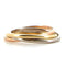 Bague 52 CARTIER - Bague Trinity or blanc, rose, jaune 58 Facettes 50326
