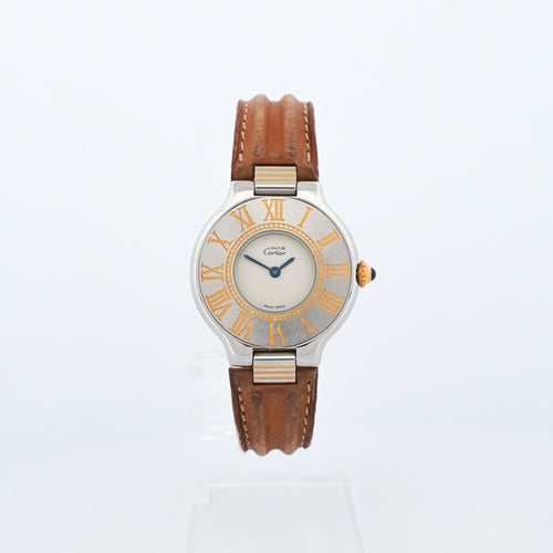 Montre CARTIER - Montre Must 21 - Cadran ivoire - SM 58 Facettes