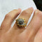 Bague 50 Bague ancienne en or jaune et platine sertie d'un diamant 58 Facettes 4180