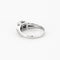 Bague 54 Solitaire or blanc platine diamants 58 Facettes LP936/BET