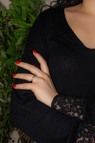 Bague 51 Bague Or jaune, Or blanc Diamant 58 Facettes 4870284CN