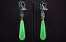 Boucles d'oreilles Boucles d'oreilles Emeraudes Jade Agate verte 58 Facettes