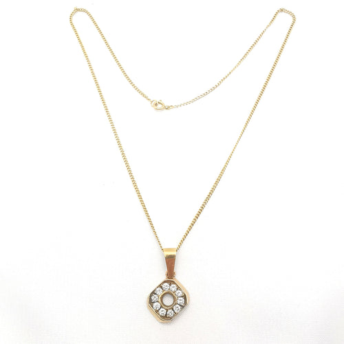 Collier Collier en or jaune et diamants 58 Facettes