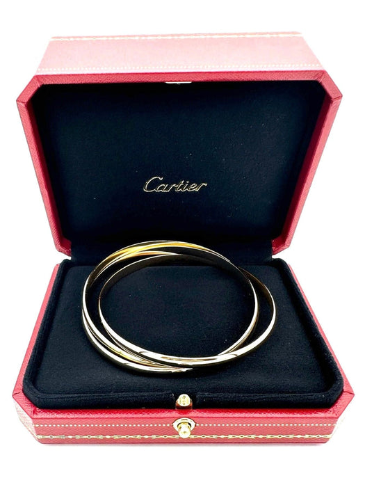 Bracelet CARTIER. Bracelet Trinity vintage 3 ors 18K MM 58 Facettes