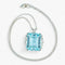 Pendentif Pendentif en or blanc – Topaze 26,50 carats 58 Facettes AL36