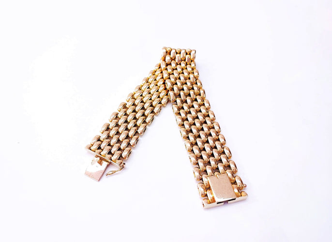 Bracelet Bracelet manchette grain de riz 58 Facettes BraMcht.riz.1670