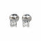 Boucles d'oreilles Boucles d'oreilles Puces Or blanc Diamant 58 Facettes 4520967RV