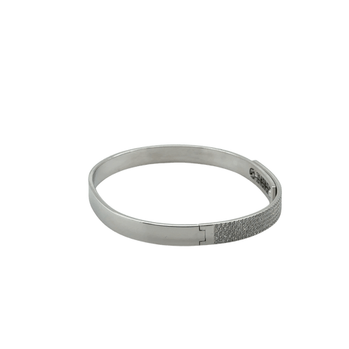 Bracelet MESSIKA - Bangle Move Noa PM Semi Pavé - Or Blanc 58 Facettes 1.0000887/2