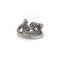 Bague 55 Bague Asymétriques - Or Blanc & Diamants 58 Facettes 250070SP