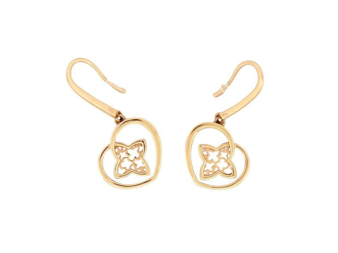 Boucles d'oreilles boucles d'oreilles LOUIS VUITTON idylle blossom coeur or jaune 18k 58 Facettes 267819