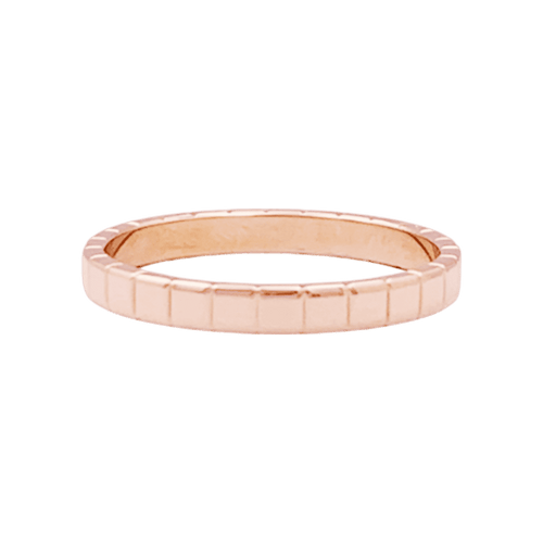 Sormus Chopard "Ice Cube" ruusukultaa. 