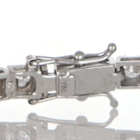 Bracelet Bracelet en or blanc 18 carats et diamants naturels 58 Facettes