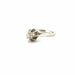 Bague 51 Solitaire or blanc diamant 58 Facettes 28-GS35365-1