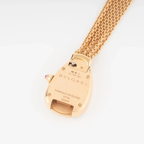 Bvlgari - colecție de ceasuri Serpenti în aur roz