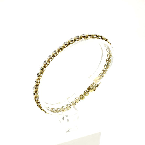 Bracelet Bracelet or jaune et diamants 58 Facettes Z15B51671