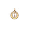 Pendentif Pendentif Plus Qu'hier Moins Que Demain Rubis et or jaune 18k 58 Facettes