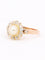 Bague 53 Bague marguerite or rose perle diamants 58 Facettes 1174.5