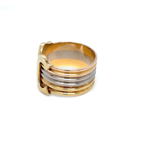 Bague 53 Bague CARTIER - 2 C Trinity Trois Couleurs en Or 58 Facettes