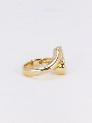 Bague 53 Bague toi et moi diamants 1 ct 58 Facettes J211