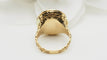 Bague 48 Bague ancienne en or jaune et cabochon d'opale 58 Facettes 32676