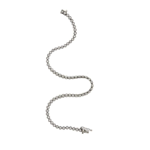 Bracelet Bracelet tennis avec diamants de 2,76 ct 58 Facettes 14758