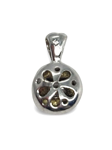 Pendentif Pendentif or blanc et diamant 0,35 ct 58 Facettes 1301