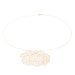 Collier Ginette NY Collier Pendentif Jumbo Lotus Or rose 58 Facettes 2656315CN