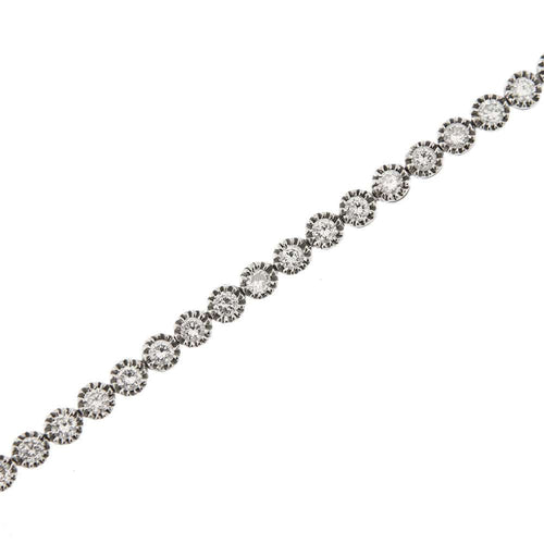 Bracelet Bracelet tennis avec diamants de 2,76 ct 58 Facettes 14758