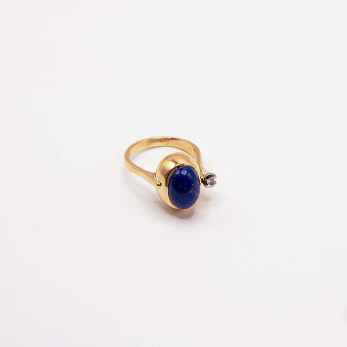 Bague 58 Bague Ole Lynggaard diamant et lapis-lazuli 58 Facettes