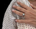 Bague 54 Bague de fiançailles Belle Epoque Diamant Or et Argent 58 Facettes