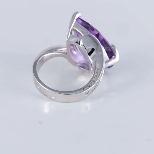 Bague 53 Marco Molinario - Bague Améthyste Diamants 58 Facettes AB14
