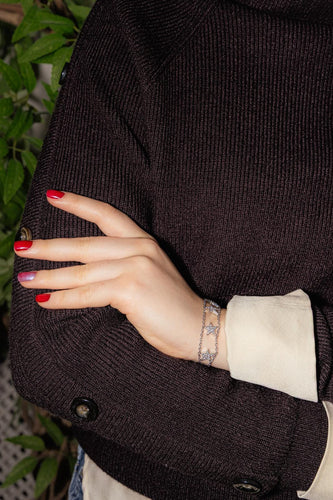 Bracelet Bracelet Or blanc Diamant 58 Facettes 4673468RV